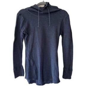 Patagonia Women's Hooded Waffle Tunic Organic Cotton Sz XS Base Layer